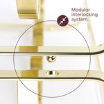 Modular Wine Rack - Gold