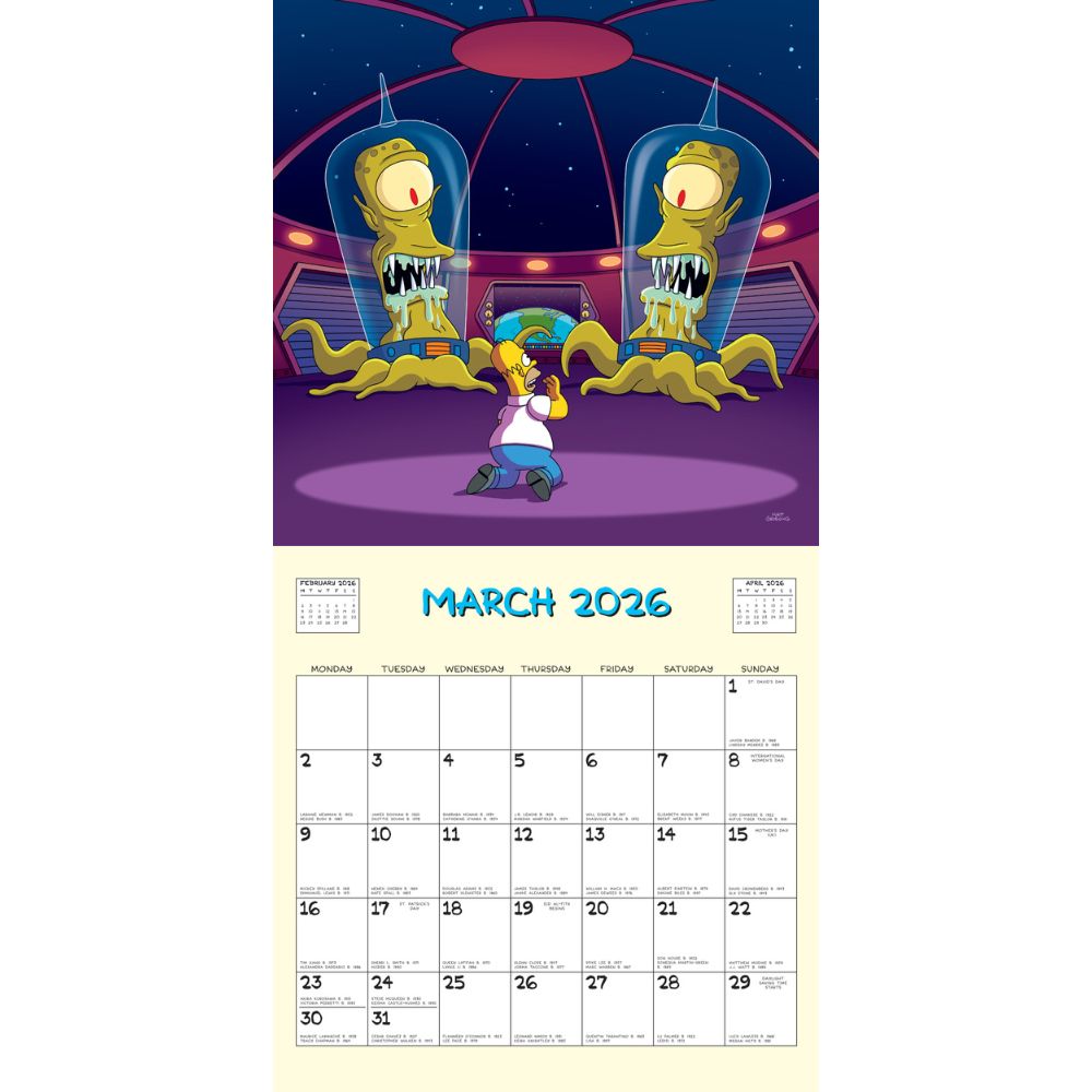 2026 Square Calendar Official Product