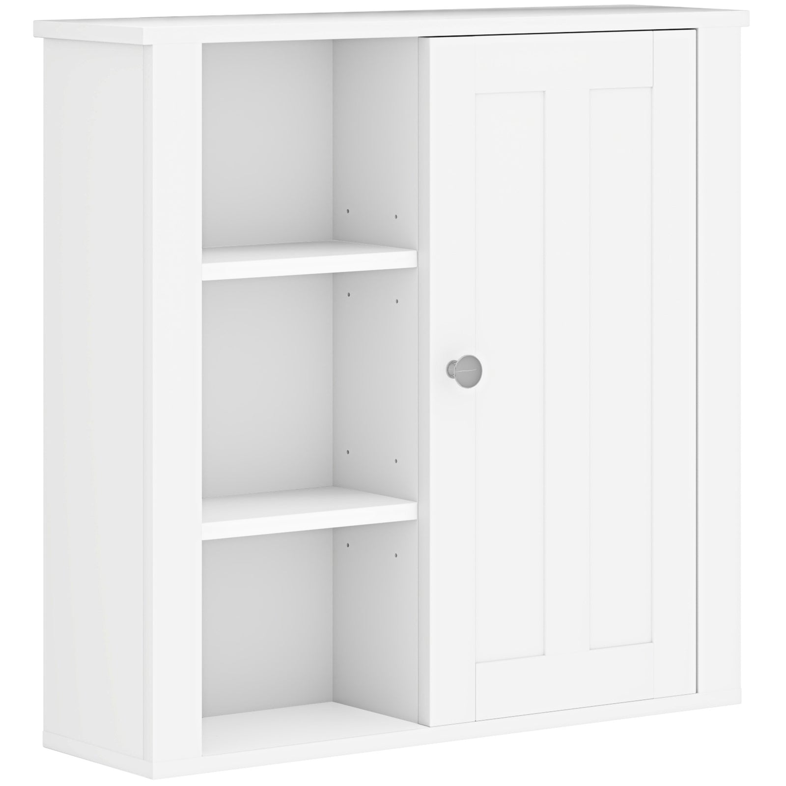 Modern Wall Mounted Bathroom Cabinet With Adjustable Shelves