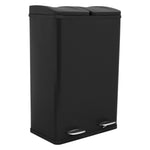 60l Dual Pedal Bin | Black
