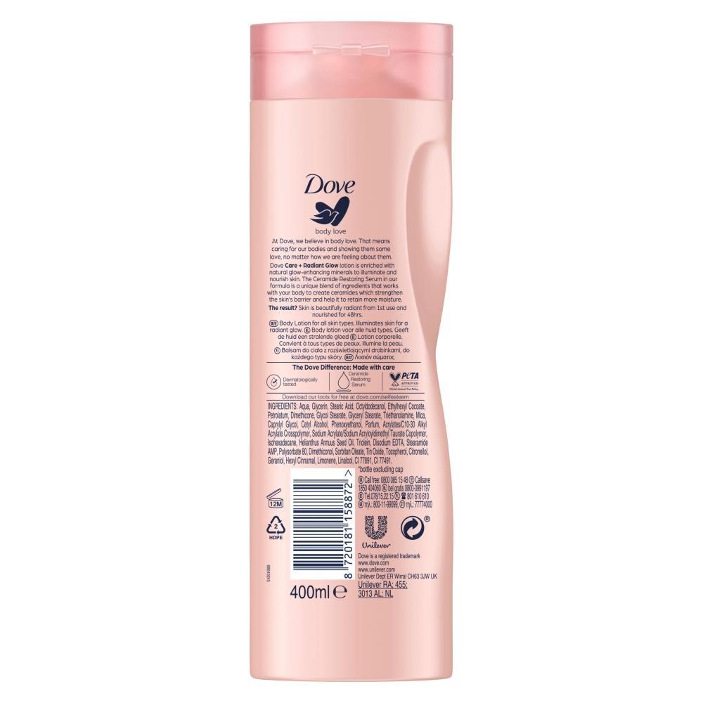 Body Lotion Body Love Care + Radiant Glow For All Skin Types 400ml, 3 Pack