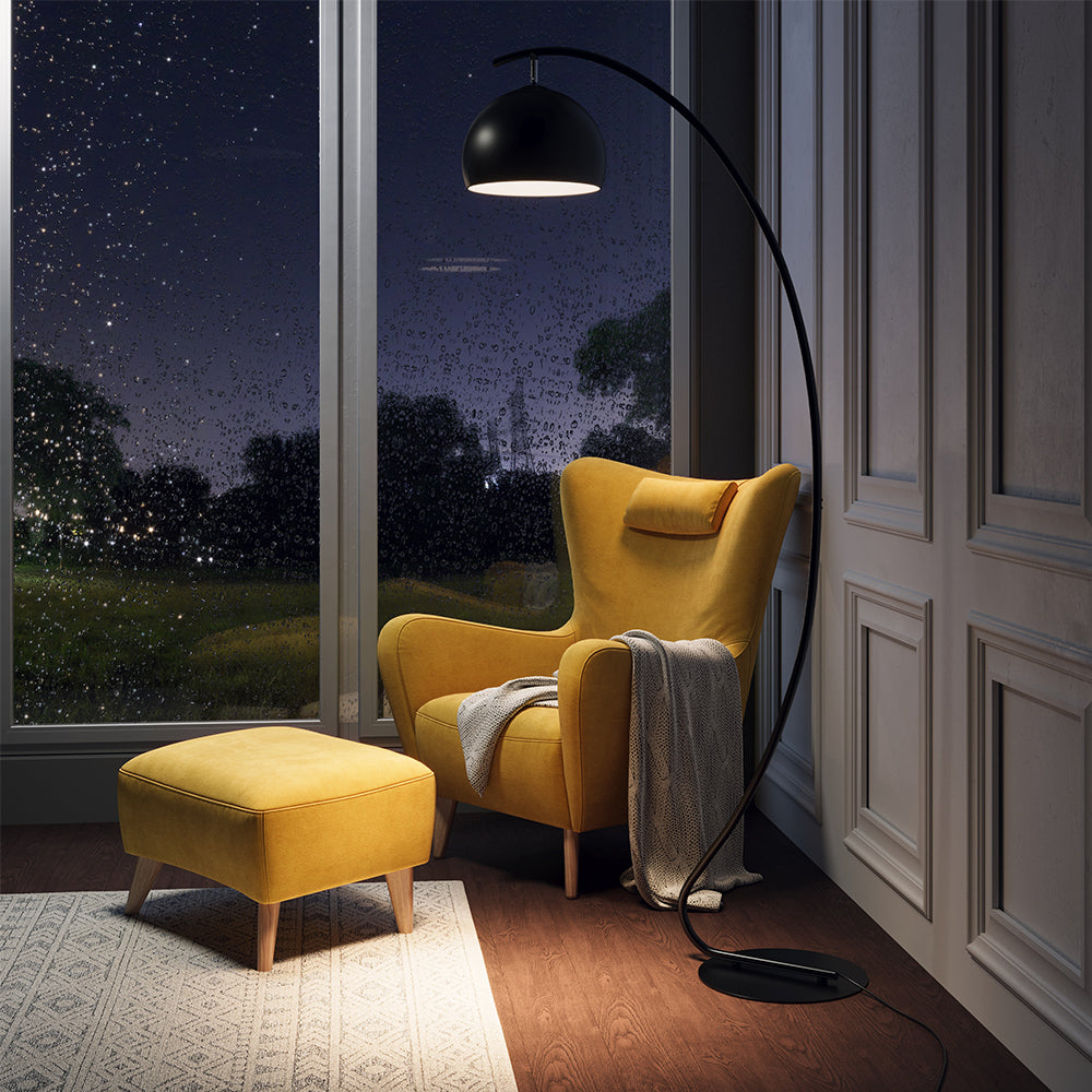 Breeins Contemporary Nordic Style Black Floor Lamp