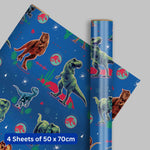 Gift Wrap, 4 Sheet 4 Tag, Bundle Official Product