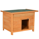 82cm Elevated Dog Kennel Wooden Pet House Outdoor With Open Top