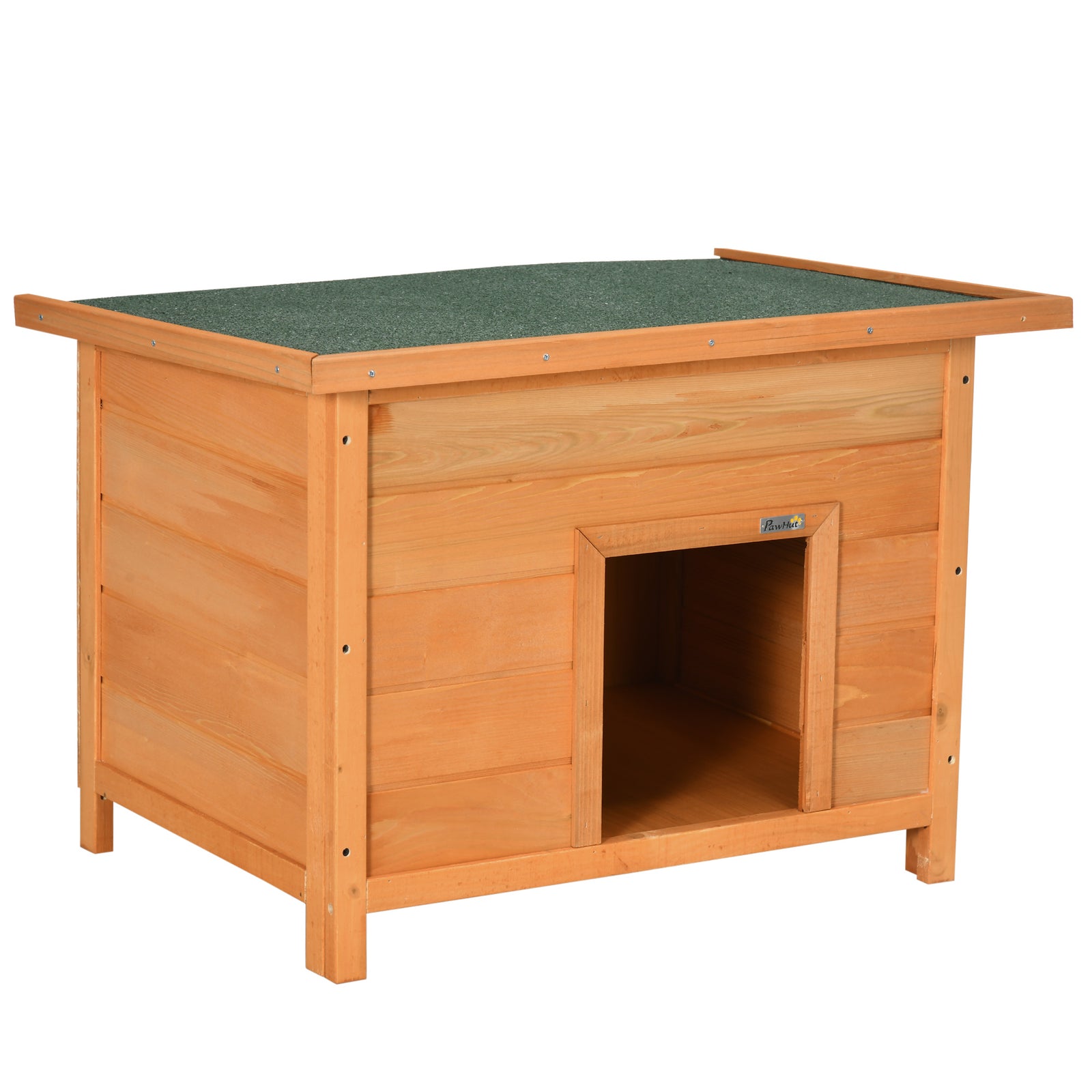 82cm Elevated Dog Kennel Wooden Pet House Outdoor With Open Top