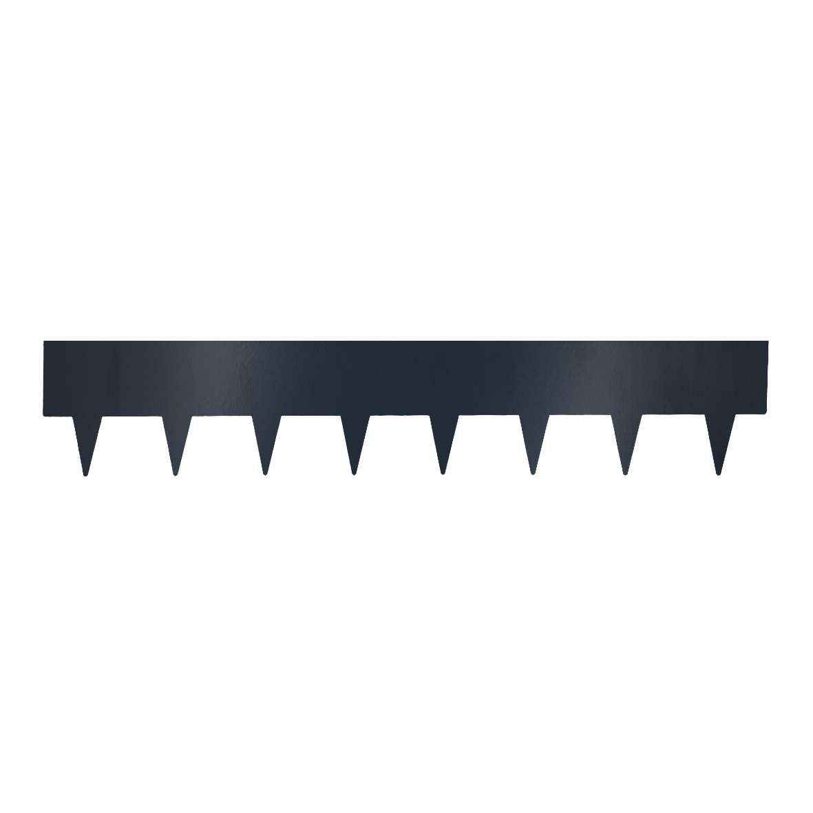 Metal Garden Border Edging 1m Panels – 20cm High, Set Of 5 With Pegs | Anthracite Grey