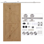 Modern Sliding Barn Door Closet Hardware Track Kit