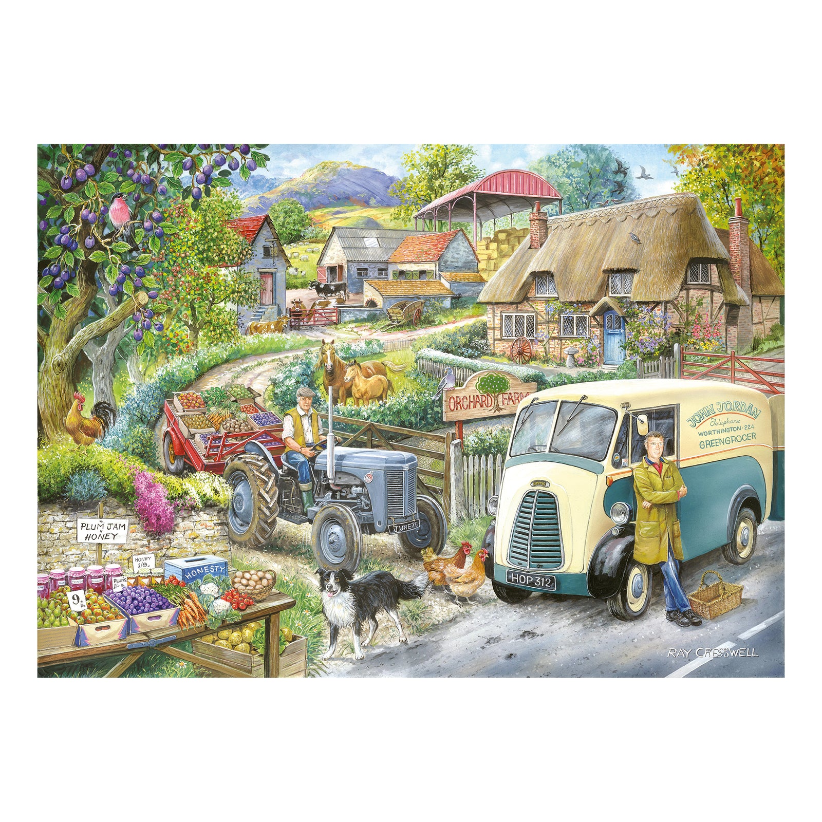 Plum Jam Jigsaw - 500 Piece Jigsaw Puzzle For Adults