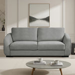 Fairview Soft Fabric 3 Seat Sofa | Grey