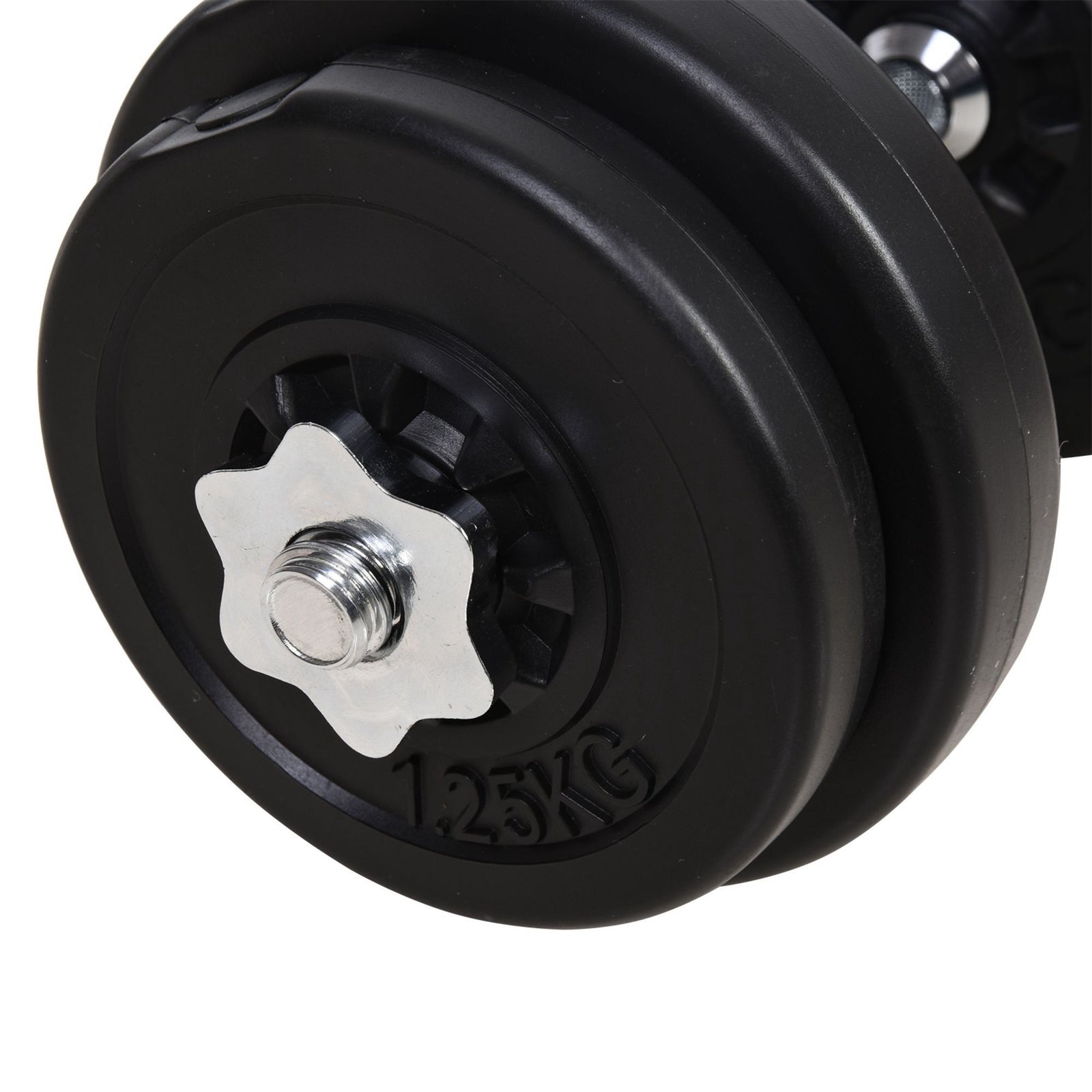 65kg Adjustable Dumbbell And Barbell Set | Black