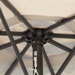 3m Patio Umbrella With Tilt And Crank | Gray
