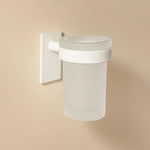 Wall-mounted Toothbrush Holder, Self-adhesive, White, Stick Collection