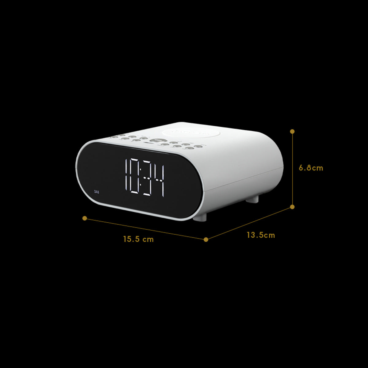 Ortus Charge Ortus Charge Dab Alarm Clock Radio | White