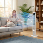 HOMCOM Air Cooler Ice Cooling Fan For Bedroom, Living Room