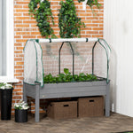 121cm Raised Garden Bed, Dark Grey