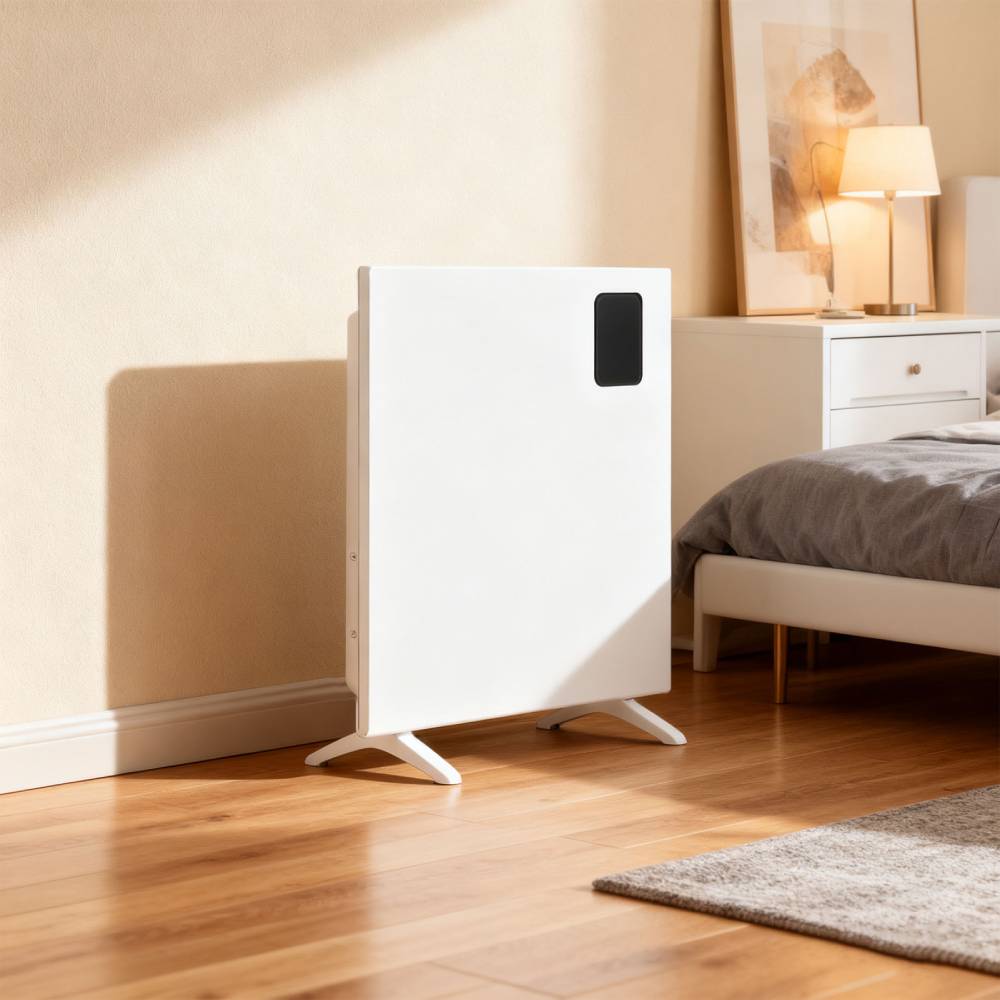 1000w/1500w/2000w Convection Heater With Wifi App & Voice Control, 3 Modes, 24h/7d Timer, Remote Control, Child Lock, Wall Mounted Or Freestanding | Small