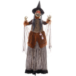 Outdoor Halloween Animatronic With Sound Activated, Light Up Eyes