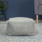 Theo Cord Bean Bag Pouffe Footstool
