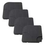 Hdpe Square Water And Sand Filled Freestanding Parasol Base