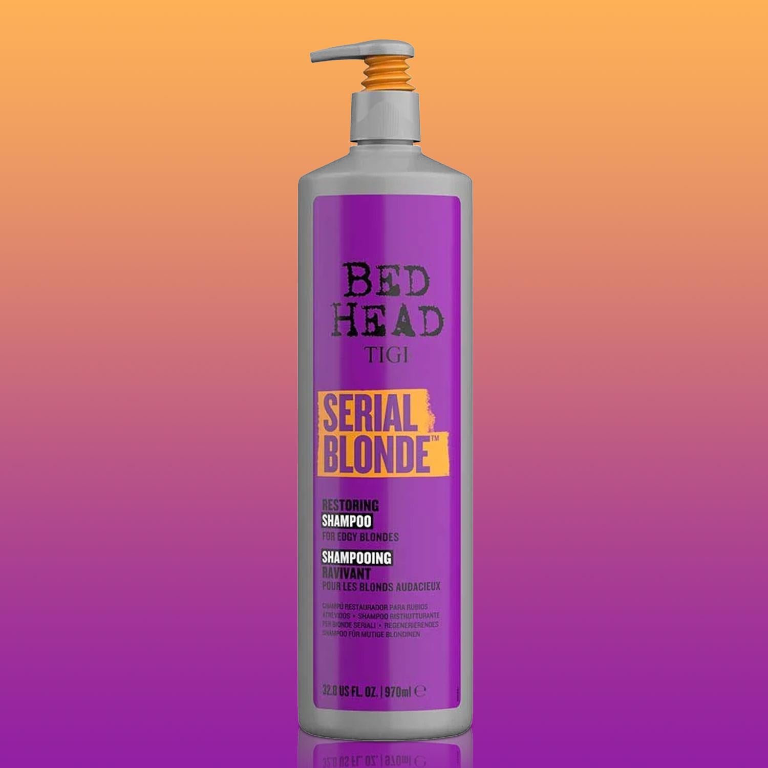Serial Blonde Shampoo For Damaged Blonde Hair 970ml, 2 Pack