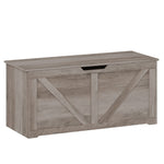 Storage Trunk For Living Room, With Safety Hinges, 100cm | Grey