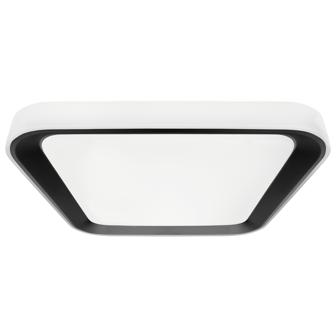 Quadro Led Ceiling Lamp 40cm Stylish Modern Powerful Economical Full Remote Control | Black