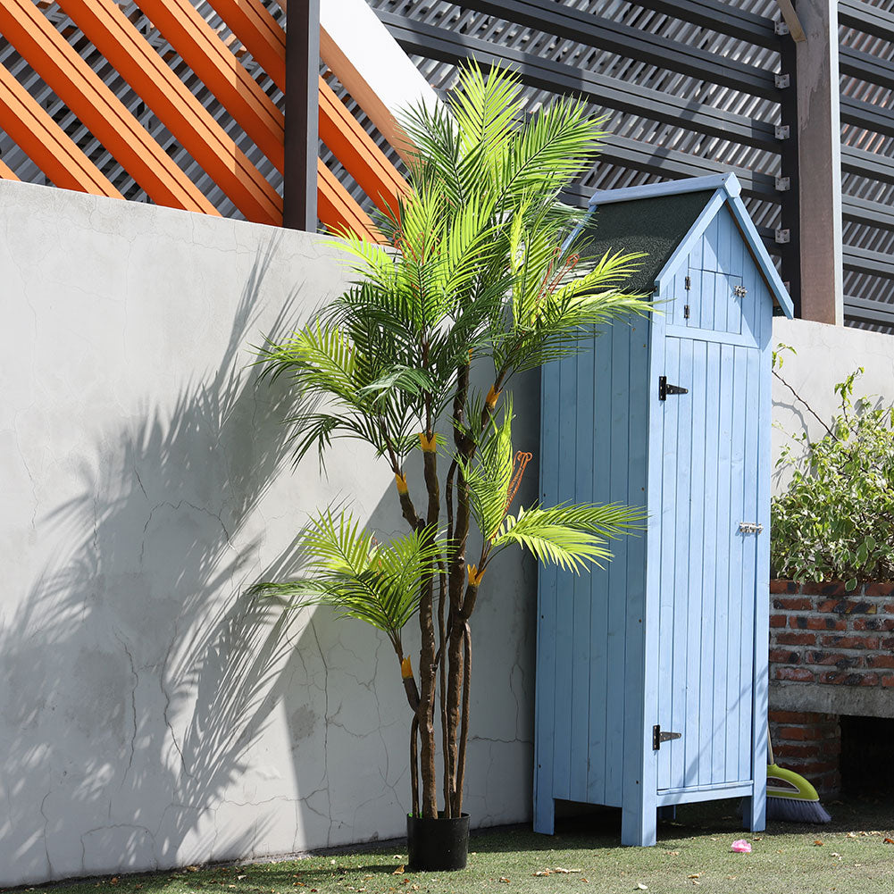 Artificial Areca Palm Tree In Pot Home Decoration