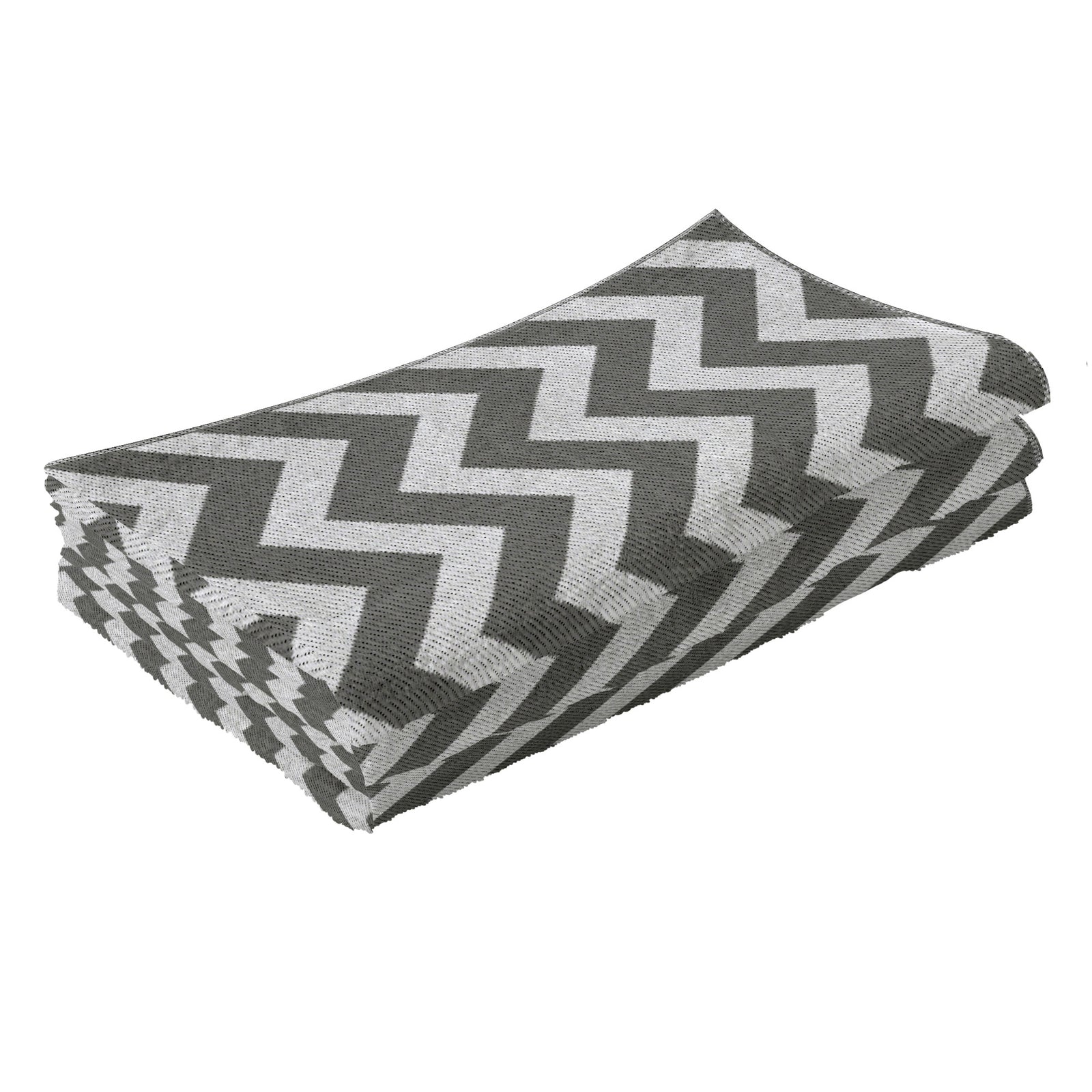 Outdoor Rug, 1.2 X 1.8m Patio Floor Mat & White