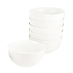 Dinner Set 12 Pc Coupe White Porcelain Dinnerware Plate Bowl