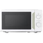 700w White 19l 5-level Power Kitchen Manual Microwave Oven With Timer