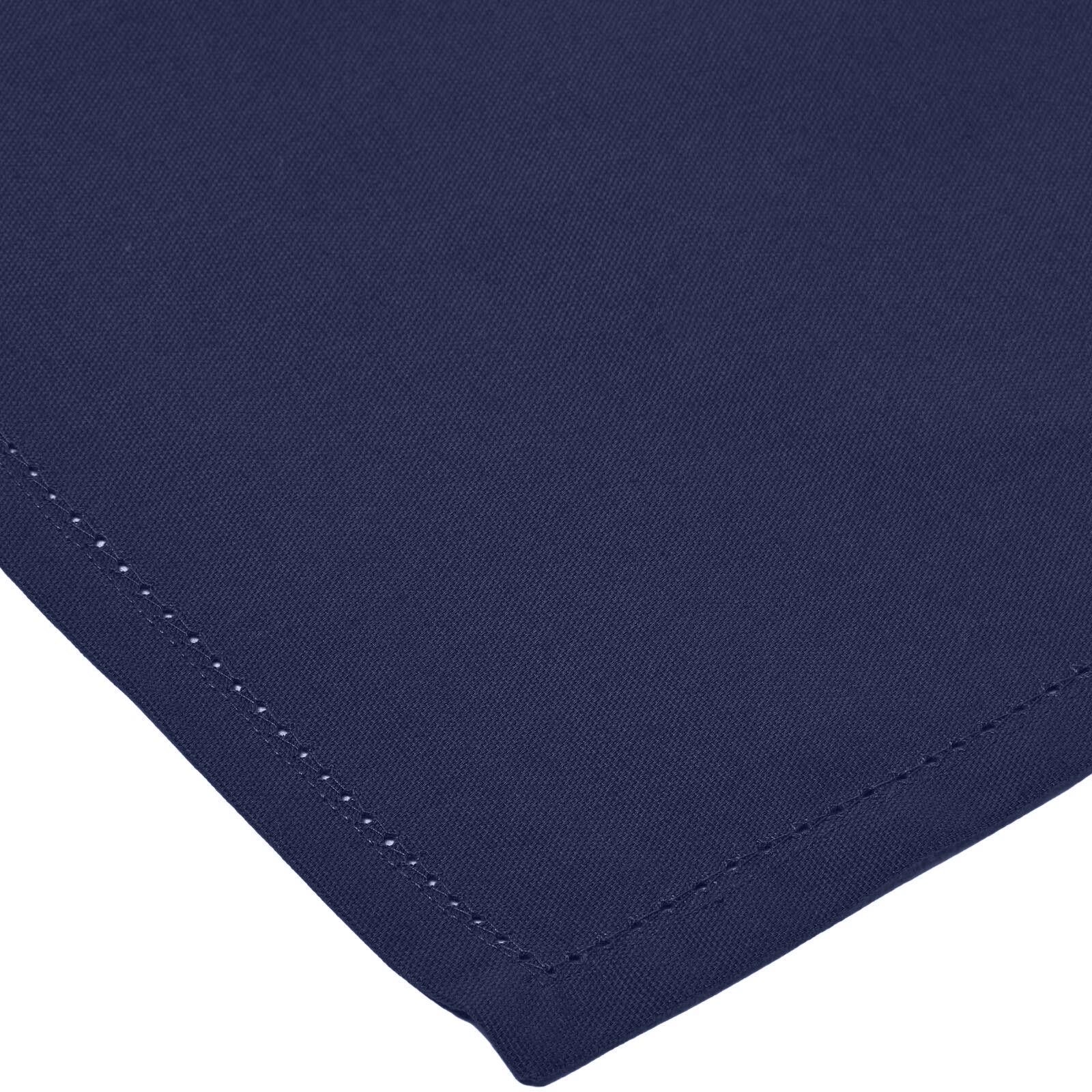 Plain Cotton Fabric 4 Napkins Set | 45cm x 45cm | Navy Blue