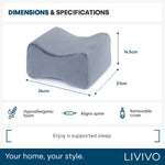 Knee Sleep Pillow - Grey