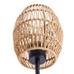 Breeins 3-light Braid Lampshade E27 Tray Table Floor Lamp