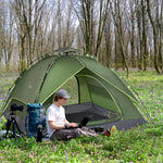 2 Man Pop Up Tent Camping Festival Hiking Travel Shelter