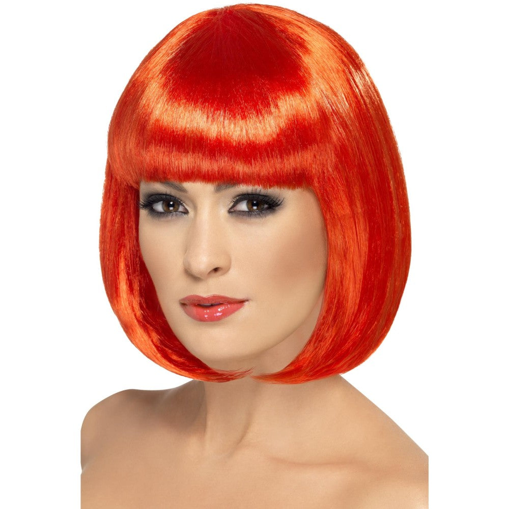 Partyrama Short Bob Wig With Fringe | Red