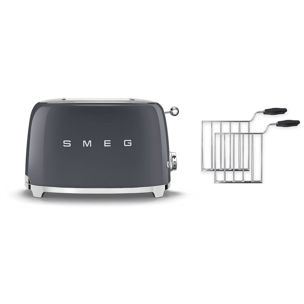 Tsf01, Tssr01 2 Slice Toaster With 2-sandwich Racks Set | Grey