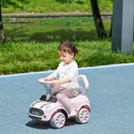 Ride On Car Foot To Floor Sliding Car W/ Air Horn | Pink