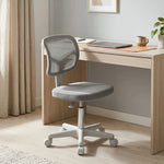 Vinsetto Small Office Chair Without Arms, Swivel Mesh Desk Chair, Dark Grey