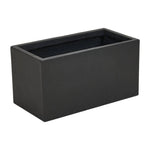 Rectangular Cement Planter Box With Drainage Hole, Outdoor Concrete Flower Pot For Garden | Small