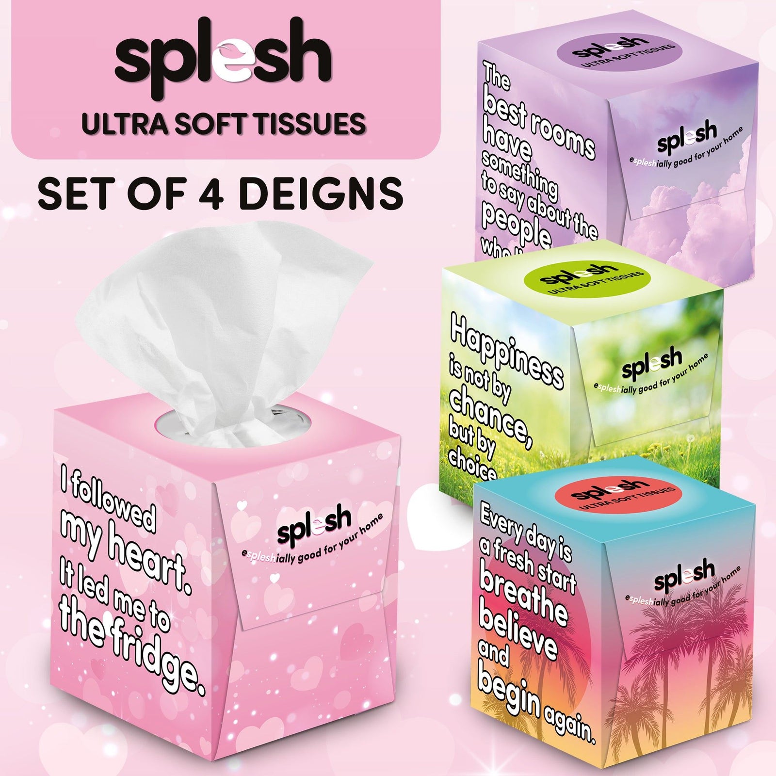 Ultra Soft Tissues, 12 Cube Boxes (672 Total) Bulk Pack