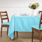 Plain Cotton Fabric 4 Napkins Set | 45cm x 45cm | Blue