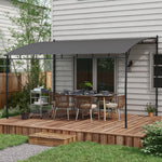 Outsunny Metal Pergola Outdoor Gazebo Uv-resistant Sun Shade Shelter