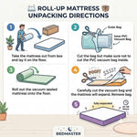Ethan Quilted Low Profile Mattress | Single | White