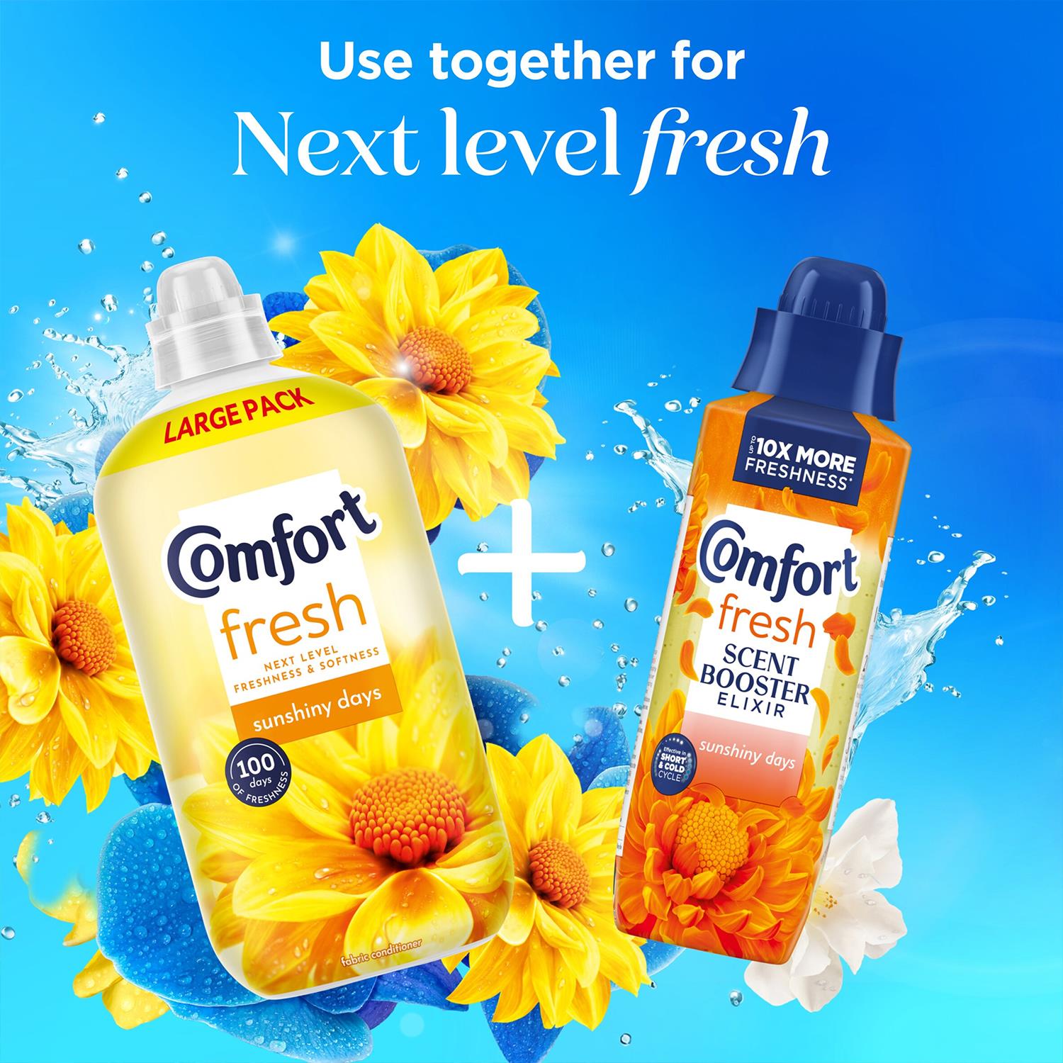 Fresh Sunshiny Days Liquid Fabric Conditioner 52 Washes 1.56l, 6 Pack