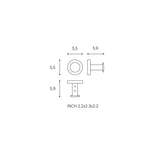 Towel Hook, Robe Hook, Coat Hook, Matt Black, Architect S+ Collection