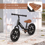 AIYAPLAY 11.2" Balance Bike With Lighting Wheels For 2-5 Years