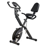 Folding Exercise Bike W/ Arm Bands And Hand Pulse Sensor | Black