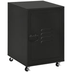 Bedside Table Rolling End Side Table