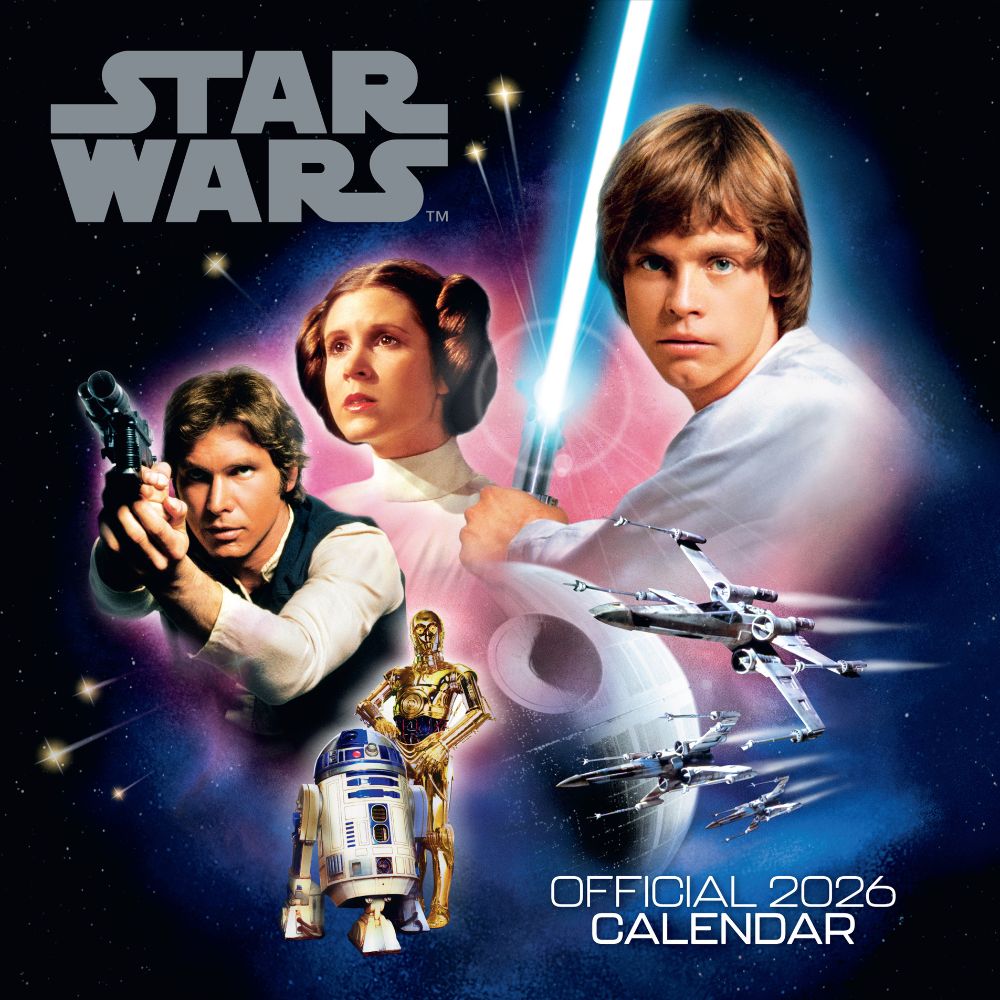 Star Wars Classic 2026 Calendar And Diary Gift Box Set Official Product