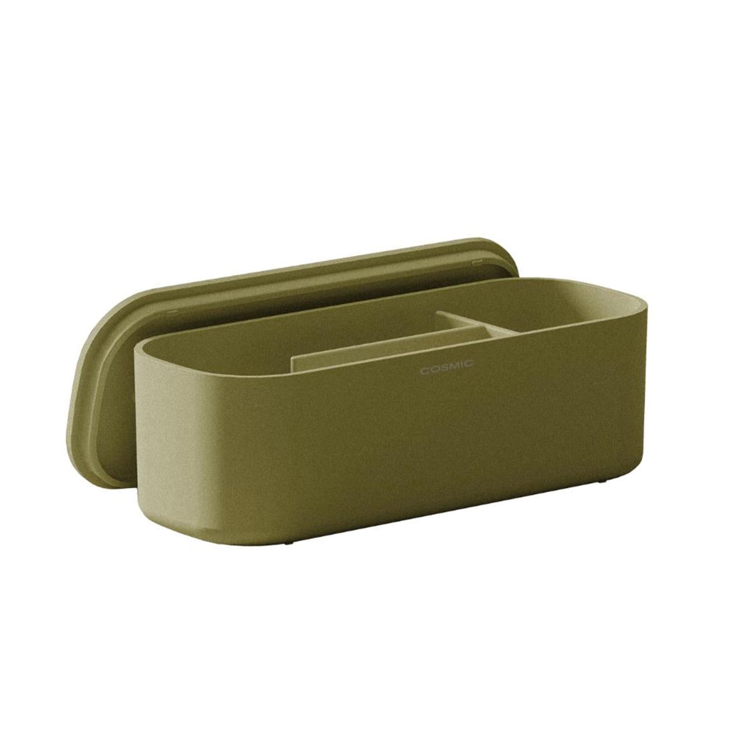 Bathroom Organiser Storage Box Freestanding Alife Collection | Pale Green